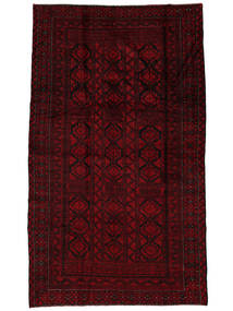 170X295 Baluch Rug Oriental Black/Dark Red (Wool, Afghanistan) Carpetvista