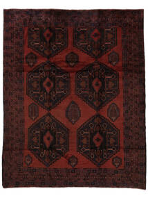 Χαλι Ανατολής Beluch 215X265 Μαύρα/Σκούρο Κόκκινο (Μαλλί, Αφγανικά)