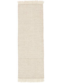  Dywan Wełniany 80X300 Birch Beżowy/Kość Słoniowa Mały
