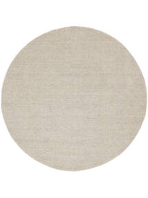  Ø 200 Autumn Harvest Rug - Light Grey Wool