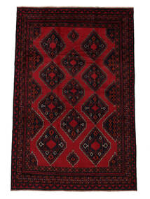 250X380 Tapete Oriental Balúchi Preto/Vermelho Escuro Grande (Lã, Afeganistão) Carpetvista