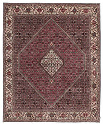 248X300 Tapete Oriental Bijar Preto/Vermelho Escuro (Lã, Pérsia/Irão)