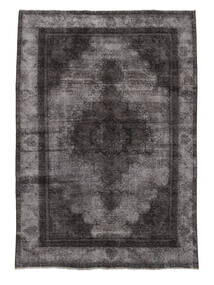 絨毯 カラード ヴィンテージ 196X300 ブラック/ダークグレー (ウール, ペルシャ/イラン)