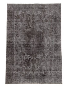  Persian Colored Vintage Rug 191X280 Black/Dark Grey Carpetvista
