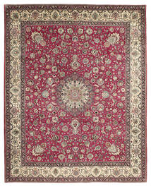  Tabriz 50 Raj Rug 252X324 Persian Wool Brown/Dark Red Large