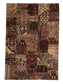  Persian Patchwork Rug 161X241 Black/Brown (Wool, Persia/Iran)