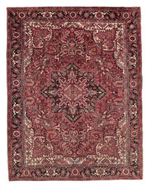 235X300 Heriz Teppich Orientalischer Dunkelrot/Schwarz (Wolle, Persien/Iran)