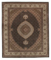 絨毯 オリエンタル タブリーズ Royal 253X304 茶色/ブラック 大きな (ウール, インド)