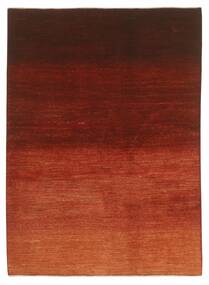 絨毯 ペルシャ ギャッベ Fine 126X173 ダークレッド/ブラック (ウール, ペルシャ/イラン)