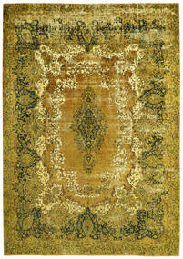  Persischer Vintage Kerman Teppich 306X430 Braun/Dunkelgelb Großer (Wolle, Persien/Iran)
