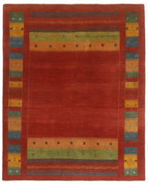  Persischer Gabbeh Fine Teppich 153X190 Dunkelrot/Braun (Wolle, Persien/Iran)