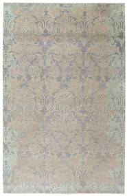 Damask Rug Rug 195X304 Orange/Dark Yellow Wool, India