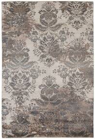 Tappeto Damask 201X300 Marrone/Grigio (Lana, India)