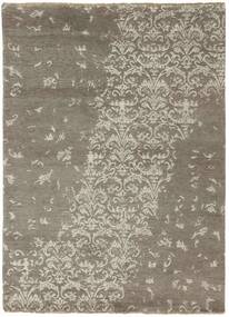 143X200 Damask Teppe Moderne Brun/Oransje (Ull, India)