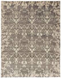 Damask Offer Rug 244X307 Brown/Orange Wool, India