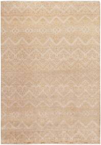  253X352 Damask Offer Teppich Orange/Braun Indien