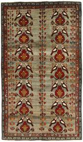  Oriental Kashghai Old Pictorial Rug 160X272 Brown/Black Wool, Persia/Iran