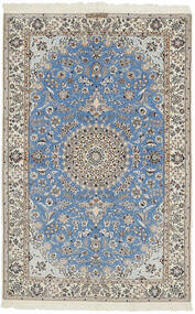 131X198 Nain 6 La Teppich Orientalischer Dunkelblau/Schwarz ( Persien/Iran
