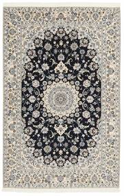  Orientalischer Nain 6 La Teppich 153X234 Schwarz/Beige Persien/Iran