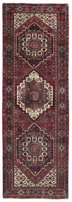 93X278 絨毯 ゴルトー オリエンタル 廊下 カーペット ブラック/ダークレッド (ウール, ペルシャ/イラン)