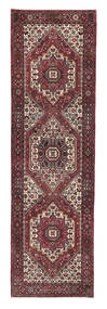 83X290 Tapis D'orient Gholtogh De Couloir Rouge Foncé/Noir (Laine, Perse/Iran)