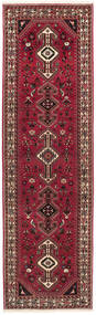 Dywan Orientalny Kaszkaj Fine 80X290 Chodnikowy Ciemnoczerwony/Czarny (Wełna, Persja/Iran)