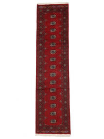  Pakistan Bokhara 2Ply Rug 79X310 Wool Dark Red/Black Small Carpetvista