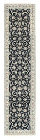 絨毯 オリエンタル ナイン 6La 72X304 廊下 カーペット ブラック/イエロー (ウール, ペルシャ/イラン)