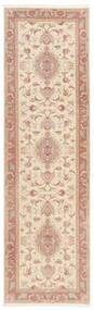 87X309 絨毯 オリエンタル タブリーズ 50 Raj 廊下 カーペット 茶色/ベージュ (ウール, ペルシャ/イラン)