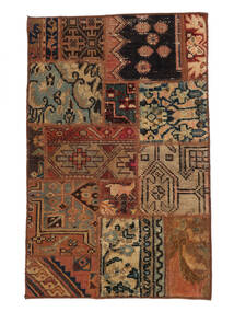  Persan Patchwork Covor 60X90 Maro/Negru 