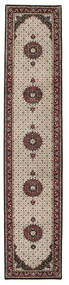 絨毯 オリエンタル ムード 81X395 廊下 カーペット 茶色/ブラック (ウール, インド)