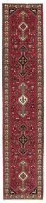 絨毯 ペルシャ Nasrabad 81X397 廊下 カーペット ダークレッド/ブラック (ウール, ペルシャ/イラン)