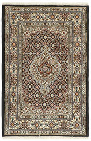 Moud Mahi Rug 81X120 Black/Brown Wool, Persia/Iran