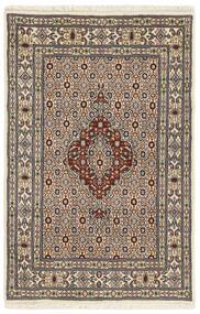 Moud Mahi Rug 81X122 Brown/Beige Wool, Persia/Iran