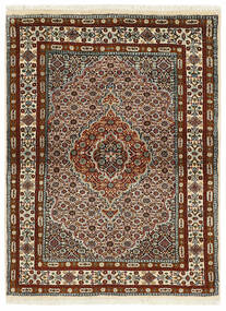  Persisk Moud Mahi Teppe 101X144 Brun/Svart (Ull, Persia/Iran)