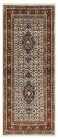 80X196 絨毯 ムード Mahi オリエンタル 廊下 カーペット 茶色/ブラック (ウール, ペルシャ/イラン)
