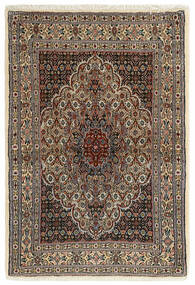 100X145 絨毯 ムード Mahi オリエンタル 茶色/ブラック (ウール, ペルシャ/イラン)