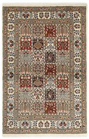  Orientalischer Moud Garden Teppich 96X150 Braun/Schwarz Wolle, Persien/Iran