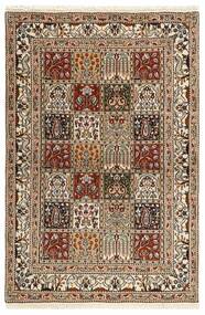  Persischer Moud Garden Teppich 98X150 Braun/Beige (Wolle, Persien/Iran)