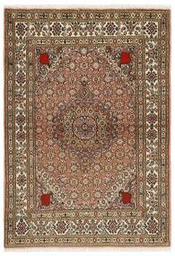 100X142 絨毯 ムード Mahi オリエンタル 茶色/ブラック (ウール, ペルシャ/イラン)