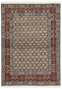  Persisk Moud Mahi Teppe 98X142 Brun/Svart ( Persia/Iran)