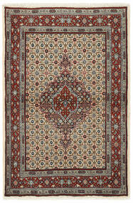  Orientalisk Moud Mahi Matta 97X146 Brun/Svart Ull, Persien/Iran