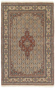  Persischer Moud Mahi Teppich 95X157 Braun/Schwarz (Wolle, Persien/Iran)