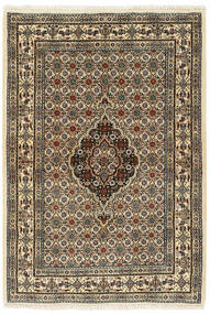  Persischer Moud Mahi Teppich 100X144 Braun/Orange (Wolle, Persien/Iran)