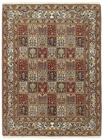 絨毯 オリエンタル ムード Garden 144X191 茶色/ブラック ( ペルシャ/イラン)