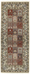 絨毯 ムード Garden 83X203 廊下 カーペット 茶色/ブラック (ウール, ペルシャ/イラン)