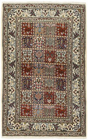  Orientalischer Moud Garden Teppich 102X155 Schwarz/Braun Persien/Iran