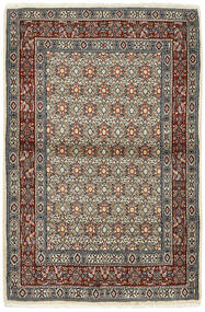  Persischer Moud Mahi Teppich 100X146 Braun/Schwarz ( Persien/Iran)