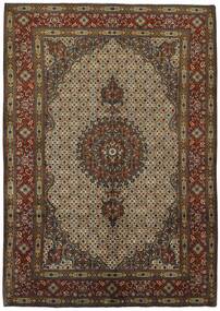 Moud Mahi Rug 197X282 Black/Brown Wool, Persia/Iran
