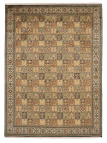 絨毯 オリエンタル カシミール ピュア シルク 246X333 茶色/オレンジ (絹, インド)